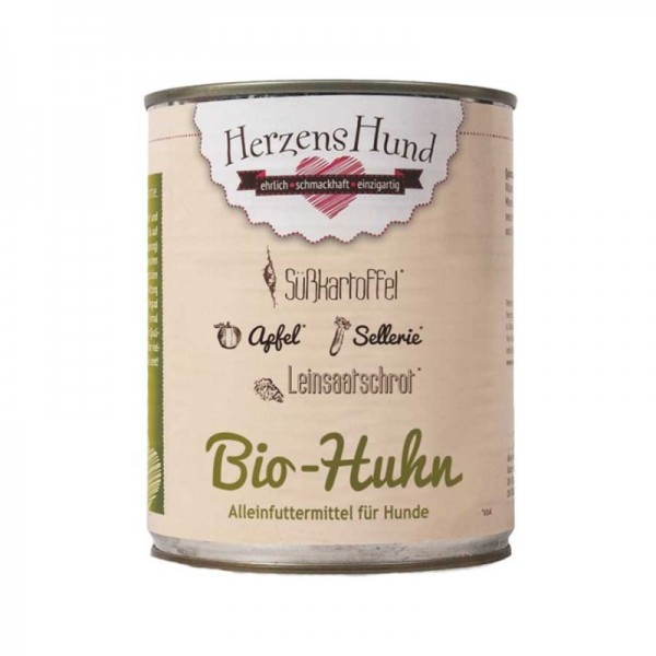 Herzens Hund Pollo Biologico con Verdure Bio Umido per Cani Offerta