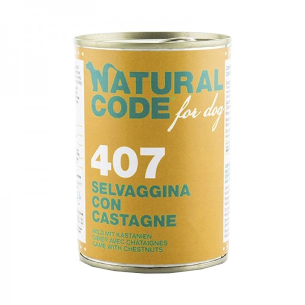 Natural Code Selvaggina con Castagne per Cani 400 g Shopping Online