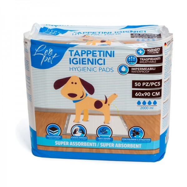 Leopet Tappetini Igienici 50 pz Prezzo Ridotto