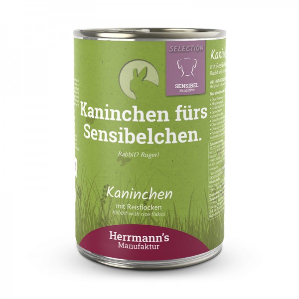 Herrmann's Selection Coniglio con Fiocchi di Riso per Cani Outlet