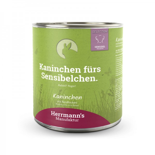 Herrmann's Selection Coniglio con Fiocchi di Riso per Cani Outlet