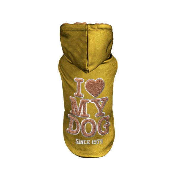 I Love My Dog Sporty Sweatshirt Grasshopper Moda