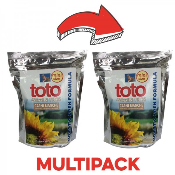 Toto Holistic Grain Free Mini Carni Bianche per Cani Soddisfazione Garantita
