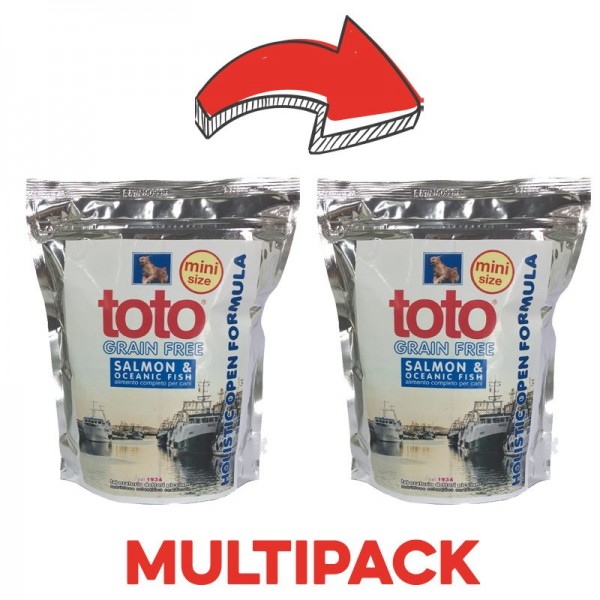 Toto Holistic Grain Free Mini Salmone e Pesce per Cani Qualità Garantita