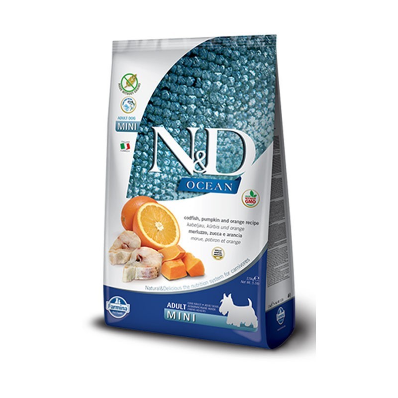 Farmina N&D Pumpkin Adult Mini Merluzzo e Arancia