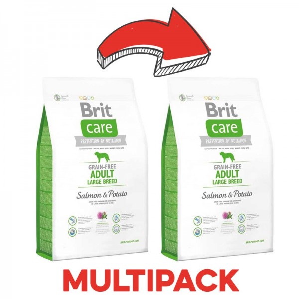 Brit Care Adult Large Grain Free Salmone e Patate Presa