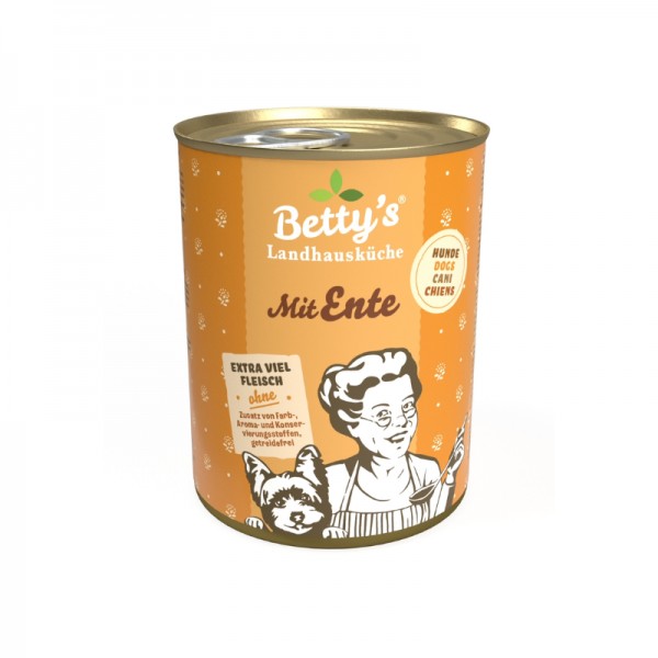 Betty's Landhausküche Anatra Umido per Cani Moda