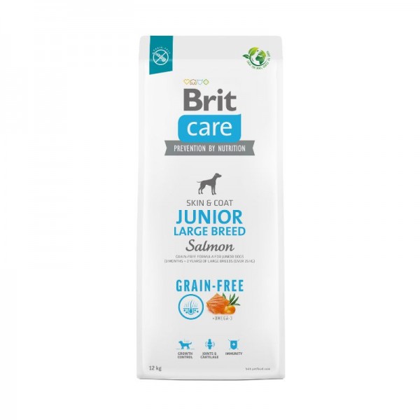 Brit Care Junior Large Grain Free Salmone e Patate Italy