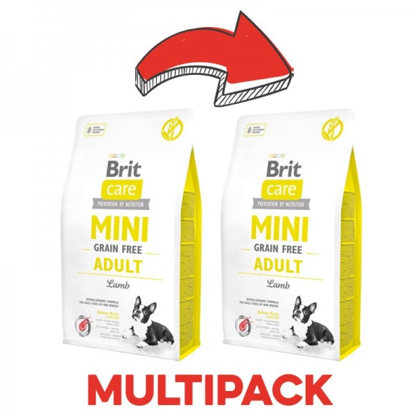 Brit Care Mini Grain Free Adult Agnello Nuova