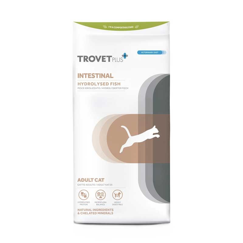 Trovet+ Intestinal Hydrolysed Pesce Bianco per Gatti Fino al 65% di sconto