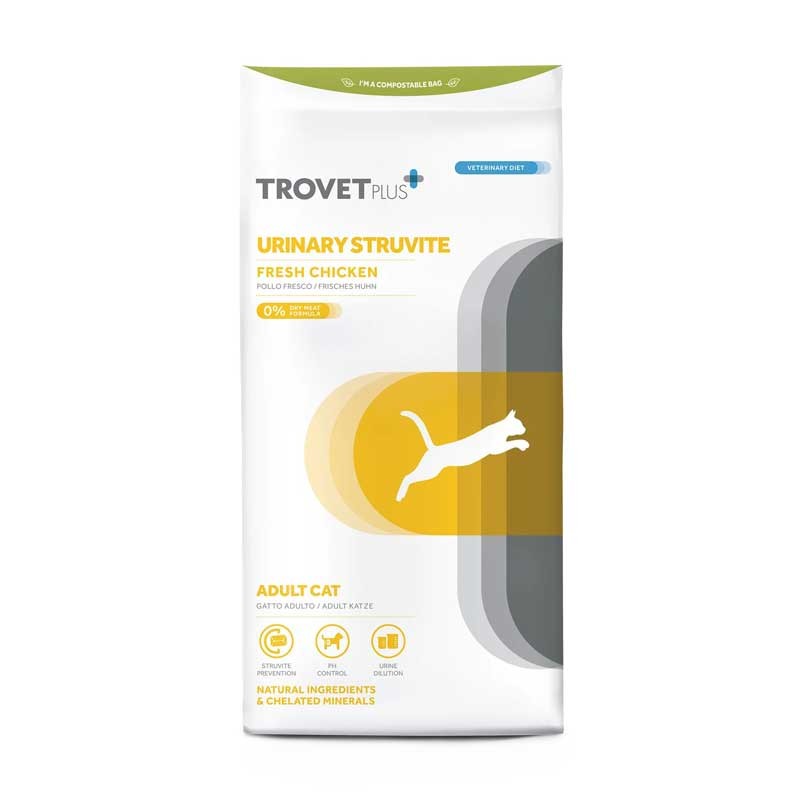 Trovet+ Urinary Struvite Pollo Fresco per Gatti Sostegno trimestrale