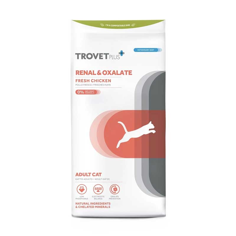 Trovet+ Renal Oxalate Pollo Fresco per Gatti Fino al 55% di sconto
