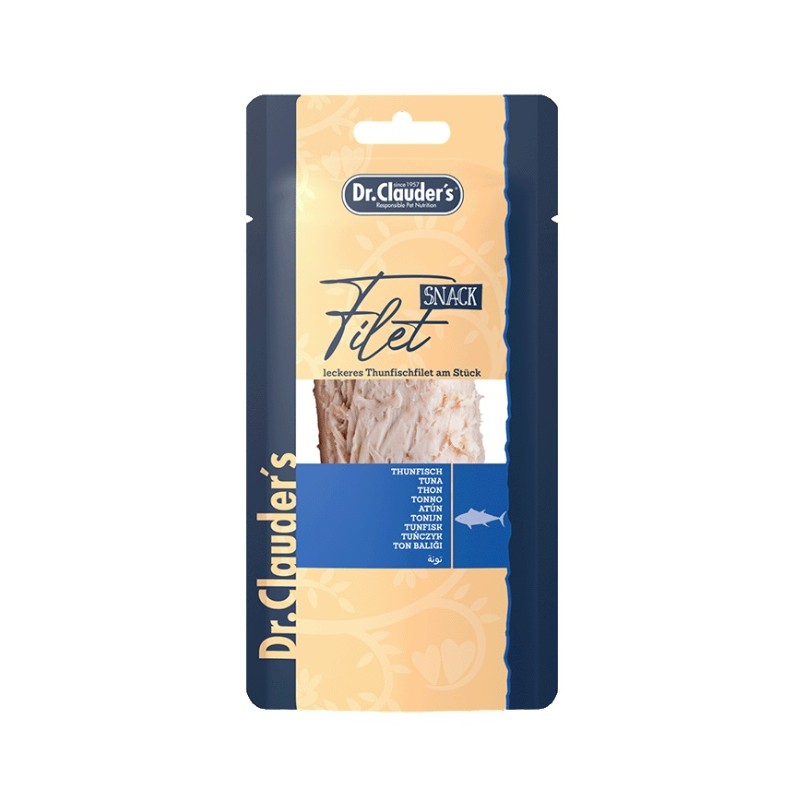 Dr Clauder’s Snack Filetti di Tonno Per Cani e Gatti Italy