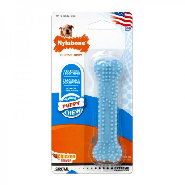 Nylabone Puppybone Dental Azzurro Acquista Ora