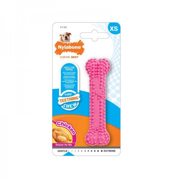 Nylabone Puppybone Dental Rosa Consegna Veloce