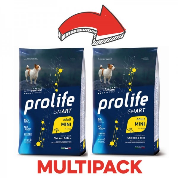 Prolife Smart Adult Mini Pollo e Riso per Cani Promozione Limitata