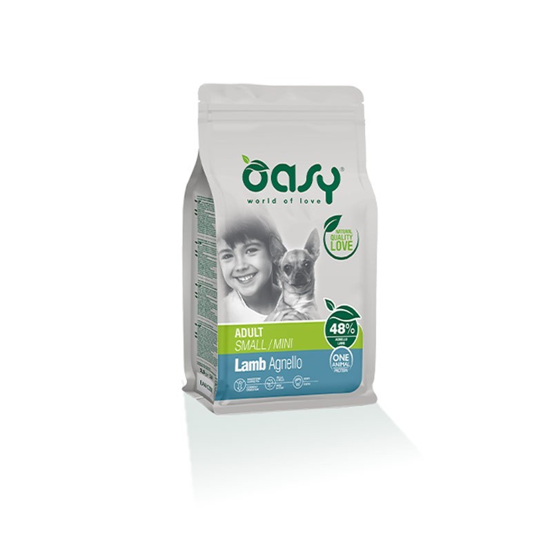 Oasy Adult Small/Mini Agnello per Cani Shopping Online