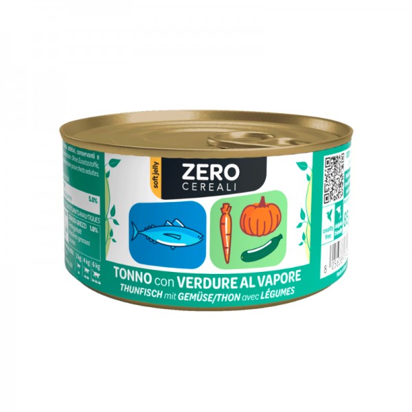 WeNature Zero Cereali Tonno con Verdure al Vapore per Gatti Vendita Calda
