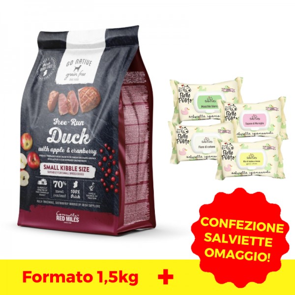 Go Native Small Breeds Anatra Mela e Mirtillo Rosso Latest fashion