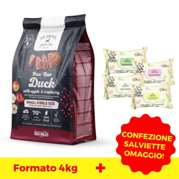 Go Native Small Breeds Anatra Mela e Mirtillo Rosso Latest fashion