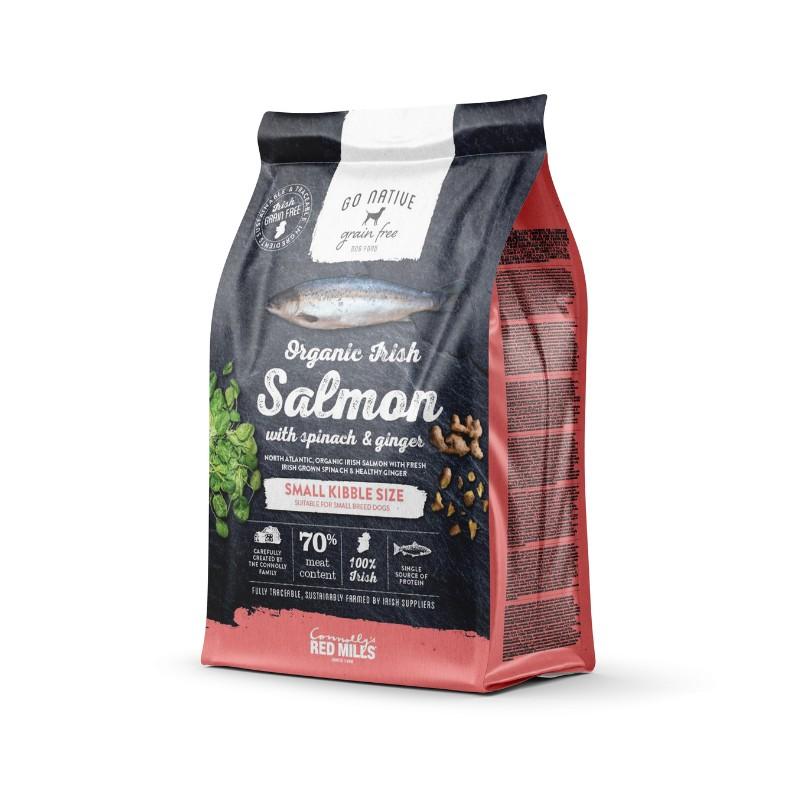 Go Native Small Breeds Salmone Biologico Spinaci e Zenzero