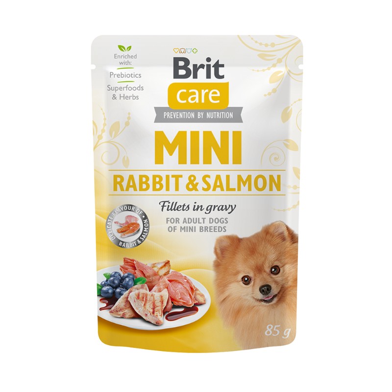 Brit Care Mini Coniglio e Salmone in Salsa per Cani Offerte giornaliere