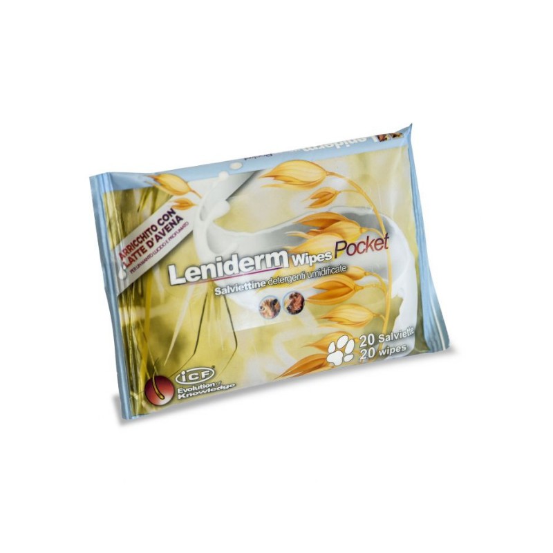 ICF Leniderm Pocket Salviette Umidificate per Cani e Gatti Acquista Ora