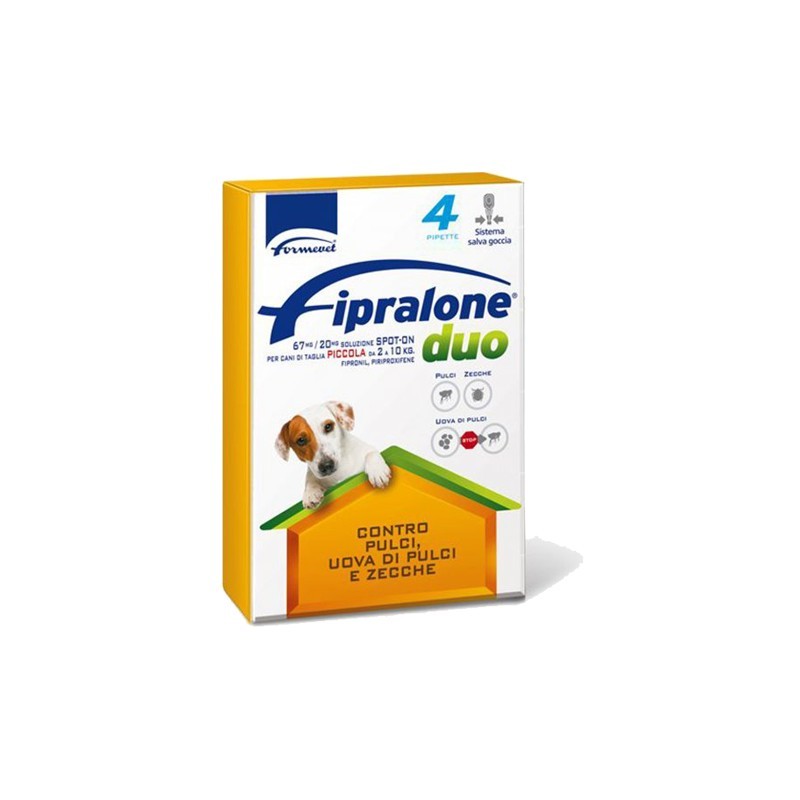 Formevet Fipralone Duo Spot-On per Cani di Piccola Taglia