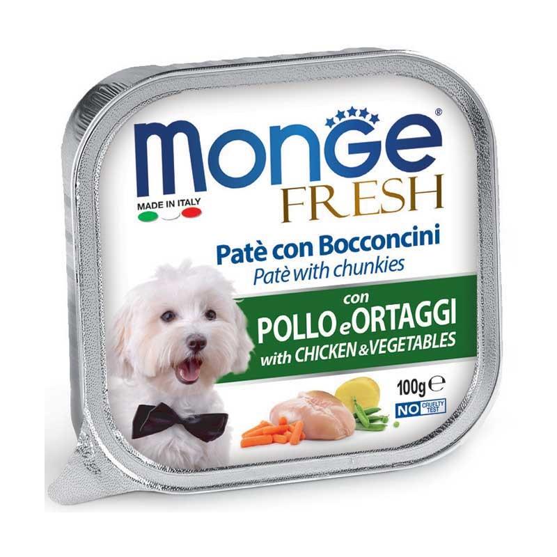 Monge Fresh Adult Pollo e Verdure Umido per Cani Qualità Garantita