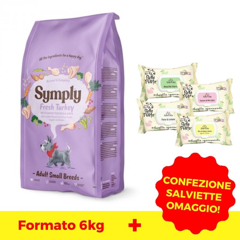 Symply Adult Small Breeds Tacchino Fresco Patata Dolce e Avena Sottocosto