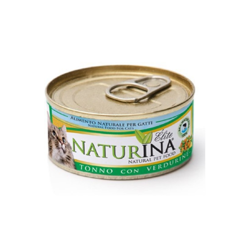Naturina Elite Tonno con Verdurine per Gatti Spedizione Gratuita