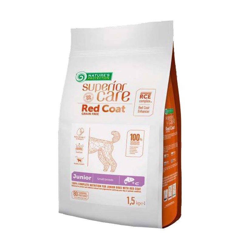 Nature's Protection Superior Care Red Coat Junior Small Breeds al Salmone Shopping online