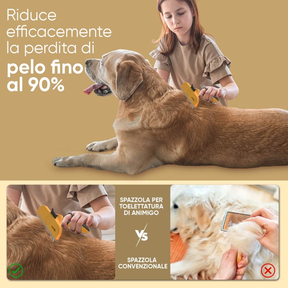 Animigo Spazzola per Tolettatura e Strigliatura Vendita Economica