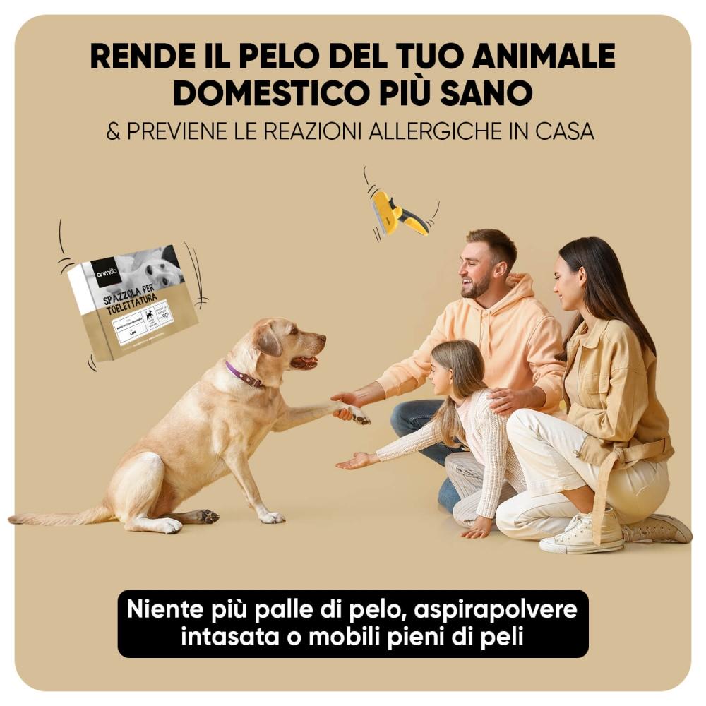 Animigo Spazzola per Tolettatura e Strigliatura Vendita Economica