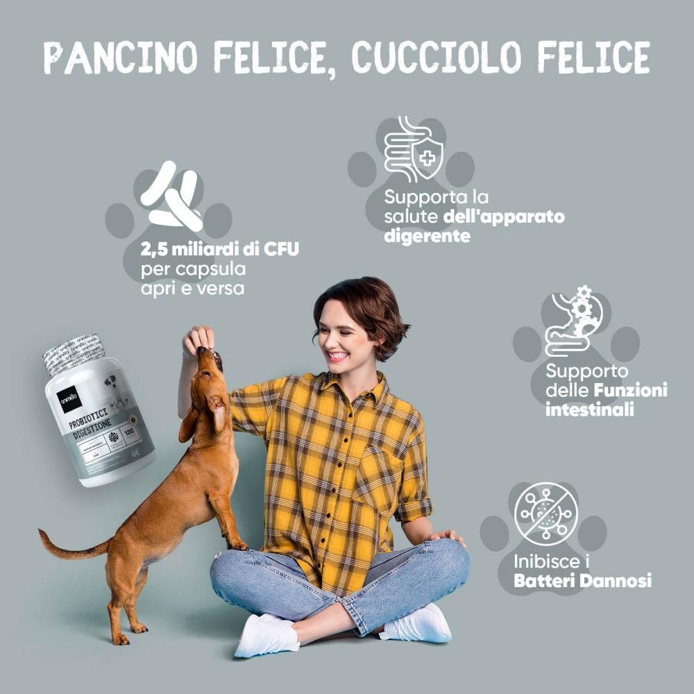 Animigo Probiotici per Cani in Capsule Nuova