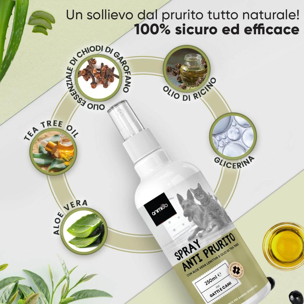 Animigo Spray Anti Prurito per Cani Italy