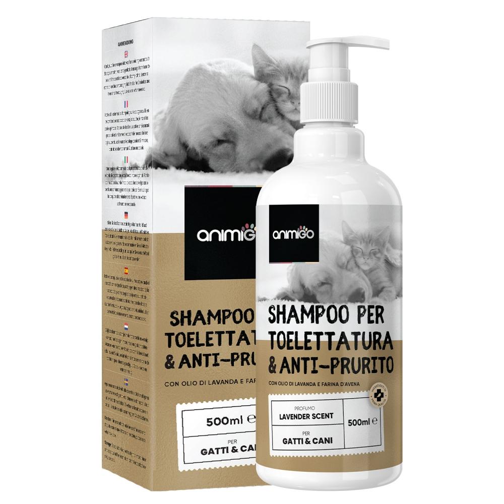 Animigo Shampoo Toelettatura & Anti Prurito Qualità Garantita