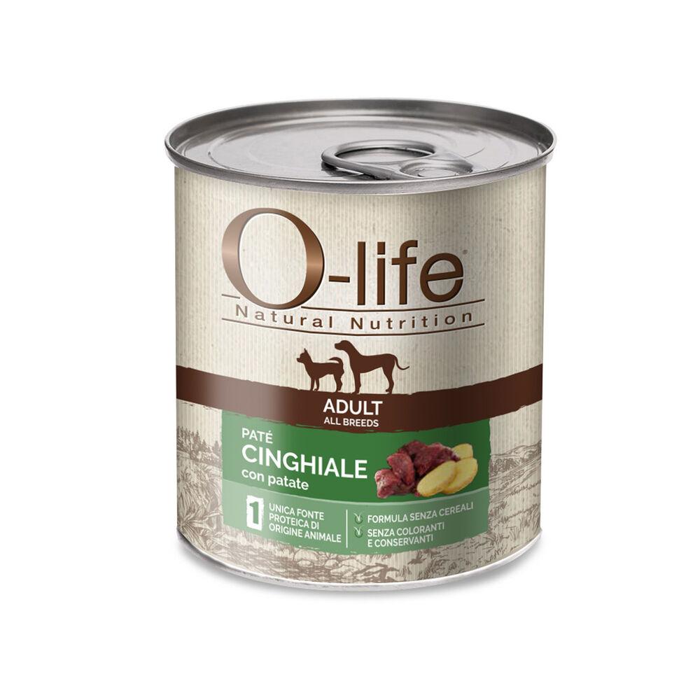 O-life Adult All Breeds Patè di Cinghiale con Patate 400 gr 000126728