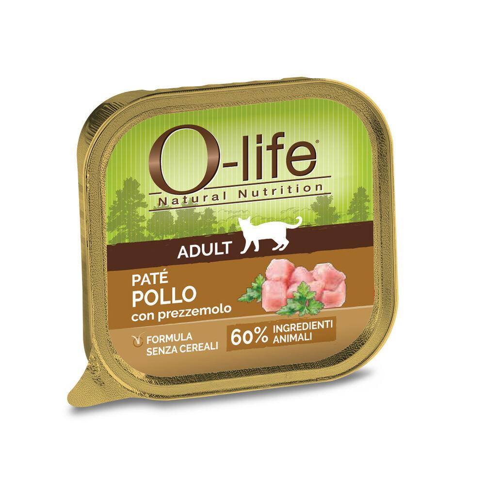 O-life Cat Adult Patè di Pollo con Prezzemolo 85 gr 000143505