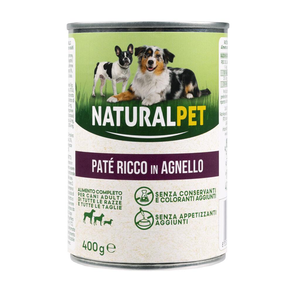 Naturalpet Dog Adult Patè ricco in Agnello 400 gr 000126888