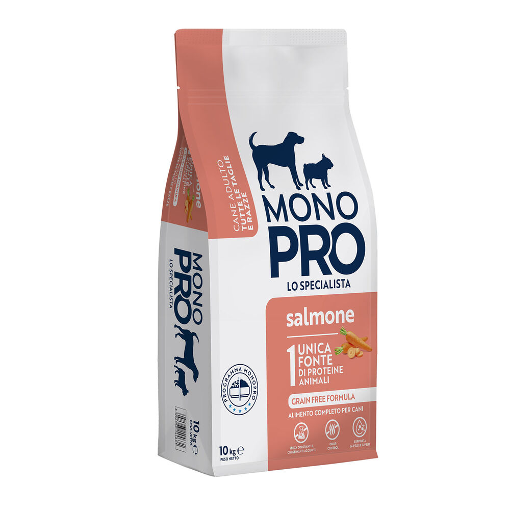 Monopro Dog All breeds Salmone 10 kg 000125797 Fino Al -60%