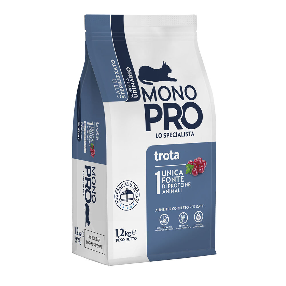 Monopro Cat Sterilised Trota 1 2 kg 000141085 Affare Del Giorno