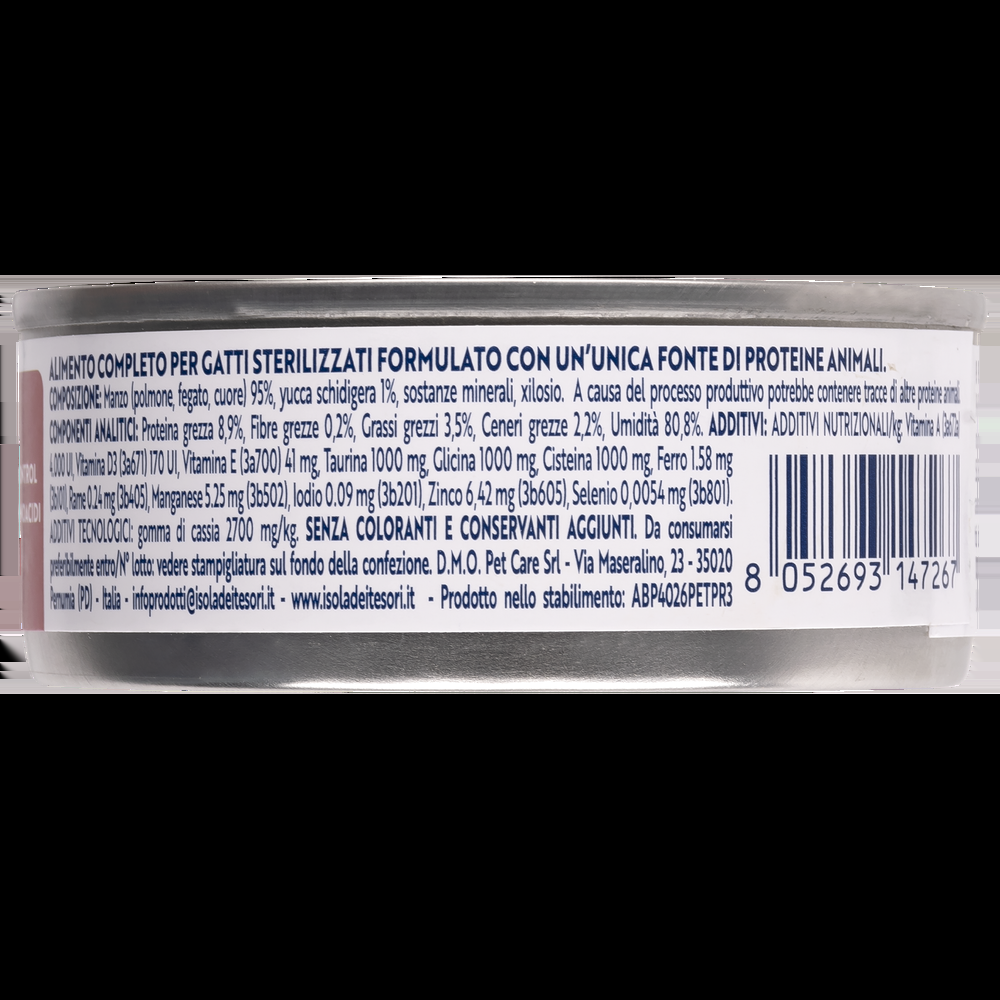Monopro Cat Sterilised Mousse Manzo 85gr 000143821 Prezzo Ridotto