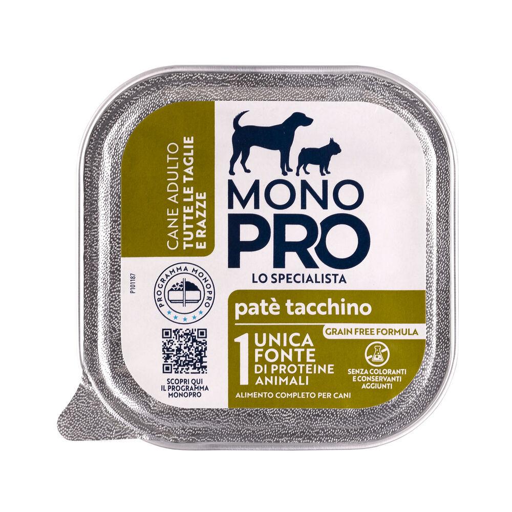 Monopro Dog Adult All breeds Patè Tacchino 150 gr 000126795