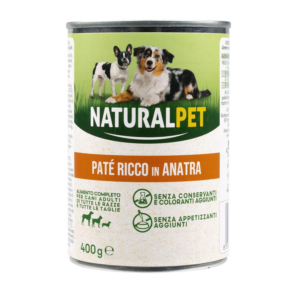 Naturalpet Dog Adult Patè ricco in Anatra 400 gr 000126885