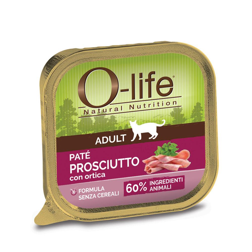 O-life Cat Adult Patè di Prosciutto con Ortica 85 gr 000143503