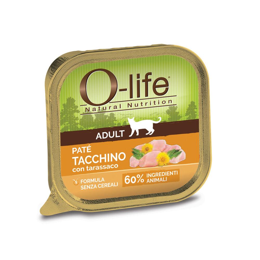 O-life Cat Adut Paté Tacchino con Tarassaco 85 gr 000143502 Offerte