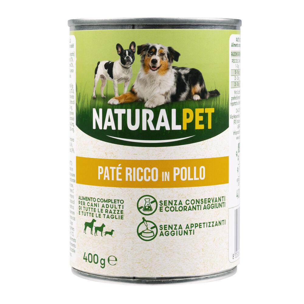 Naturalpet Dog Adult Patè ricco in Pollo 400 gr 000126883