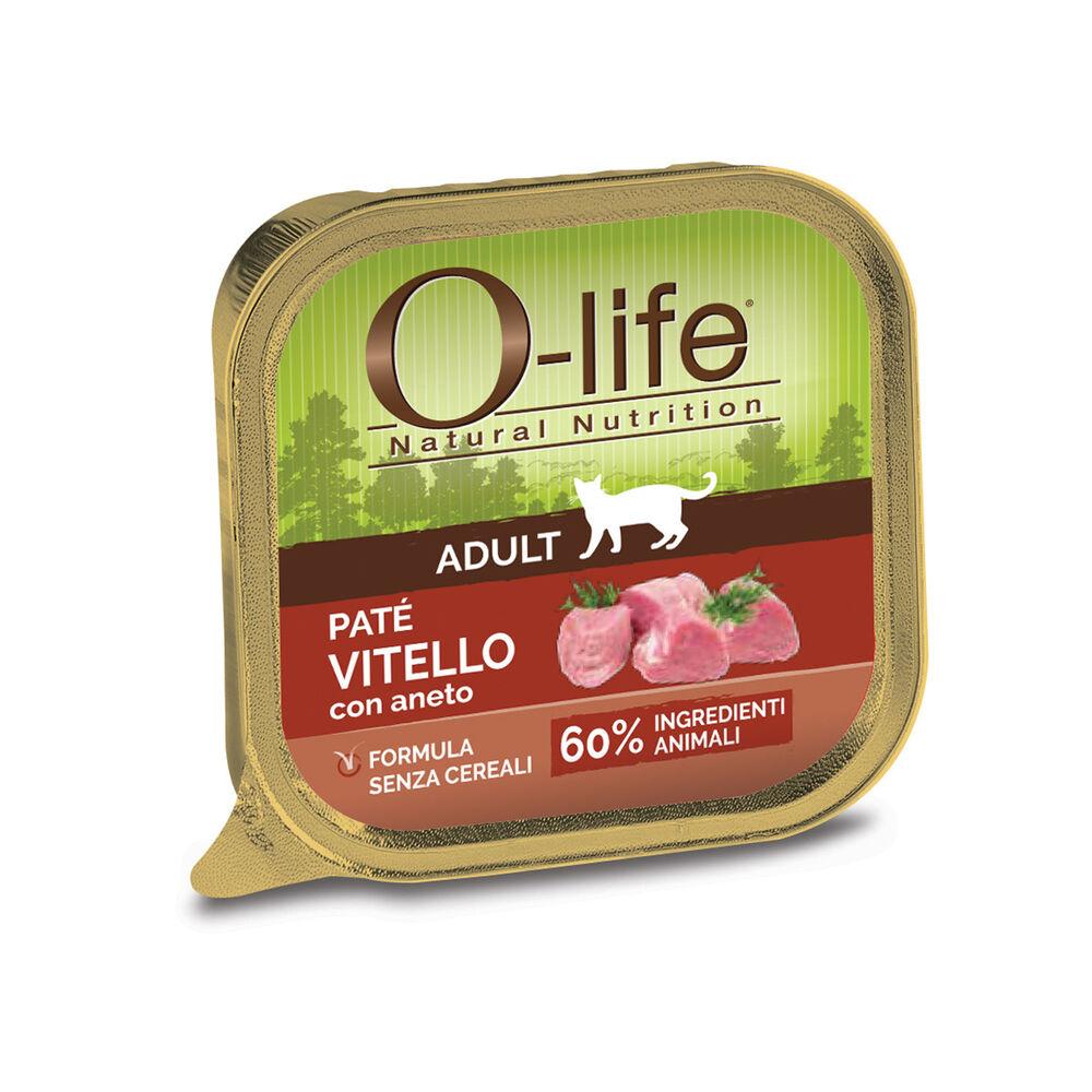 O-life Cat Adult Patè di Vitello con Aneto 85 gr 000143506