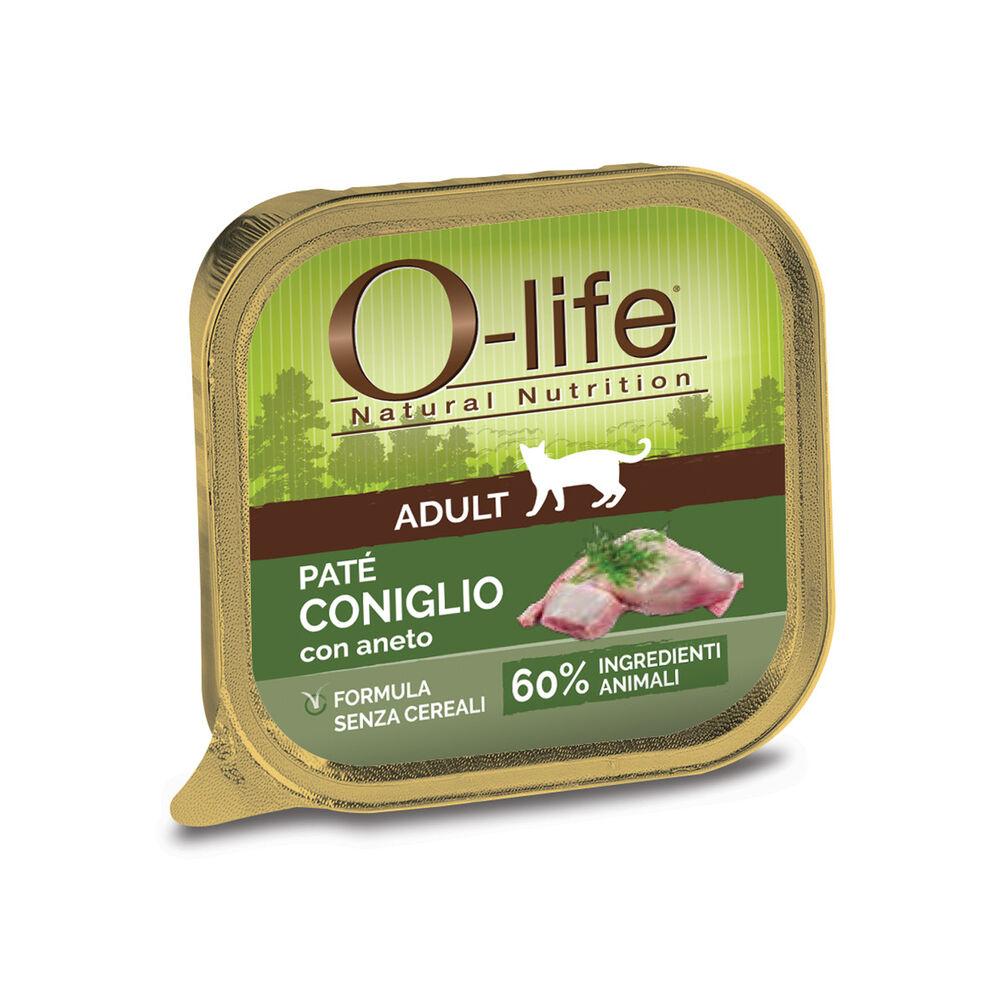 O-life Cat Adult Patè di Coniglio con Aneto 85 gr 000143504